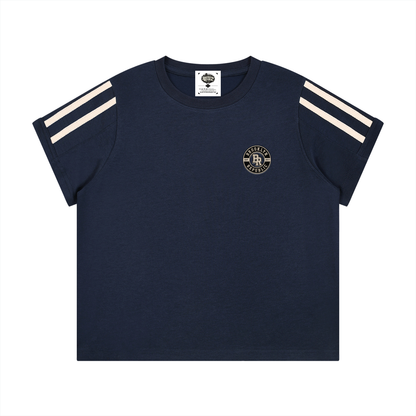 "Brooklyn Republic Essentials" Women's Varsity Stripe T-Shirt