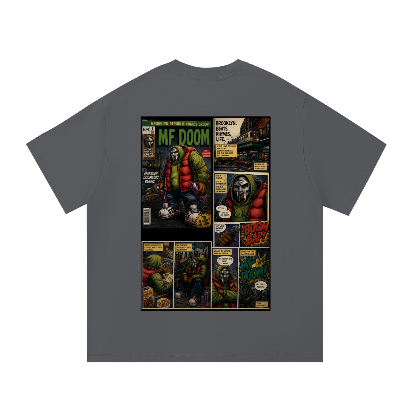 "The Adventures of MF Doom" Cotton T-Shirt