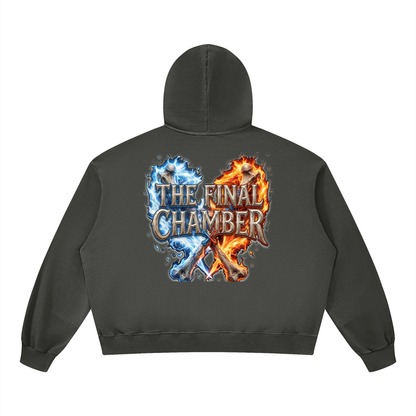 PYN™ "The Final Chamber"  Boxy Vintage Washed Hoodie