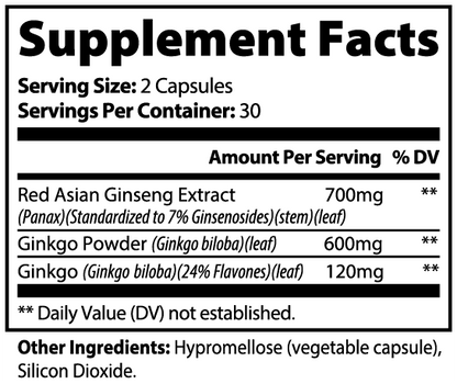 A4H™ Ginkgo Biloba + Ginseng