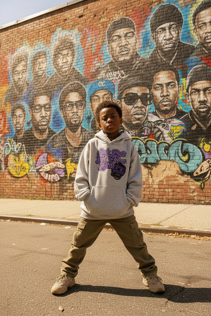 Brooklyn Republic Essentials™ 'Cuban Linx" Essential Kids' Fleece Hoodie