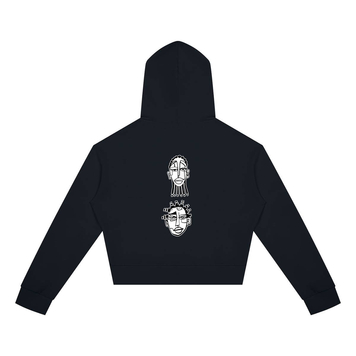 "Nappily Ever After" Women's Crop Full Zip Hoodie