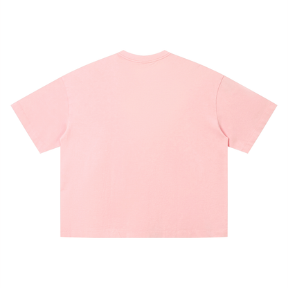 PYN™ x BKRP™  "PYN Official" Vintage Wash Boxy T-Shirt
