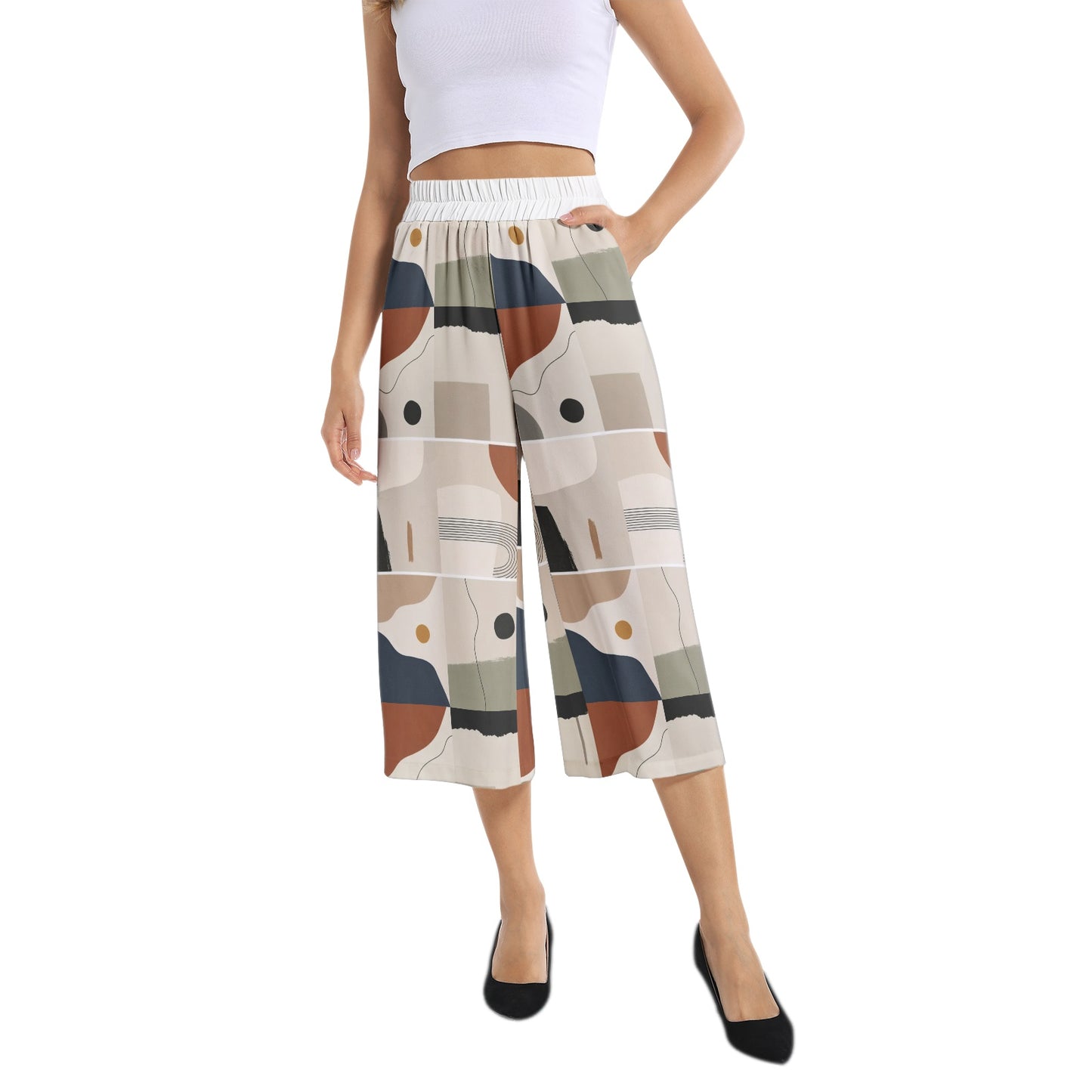 "Reanna" Capris Wide Leg Pant