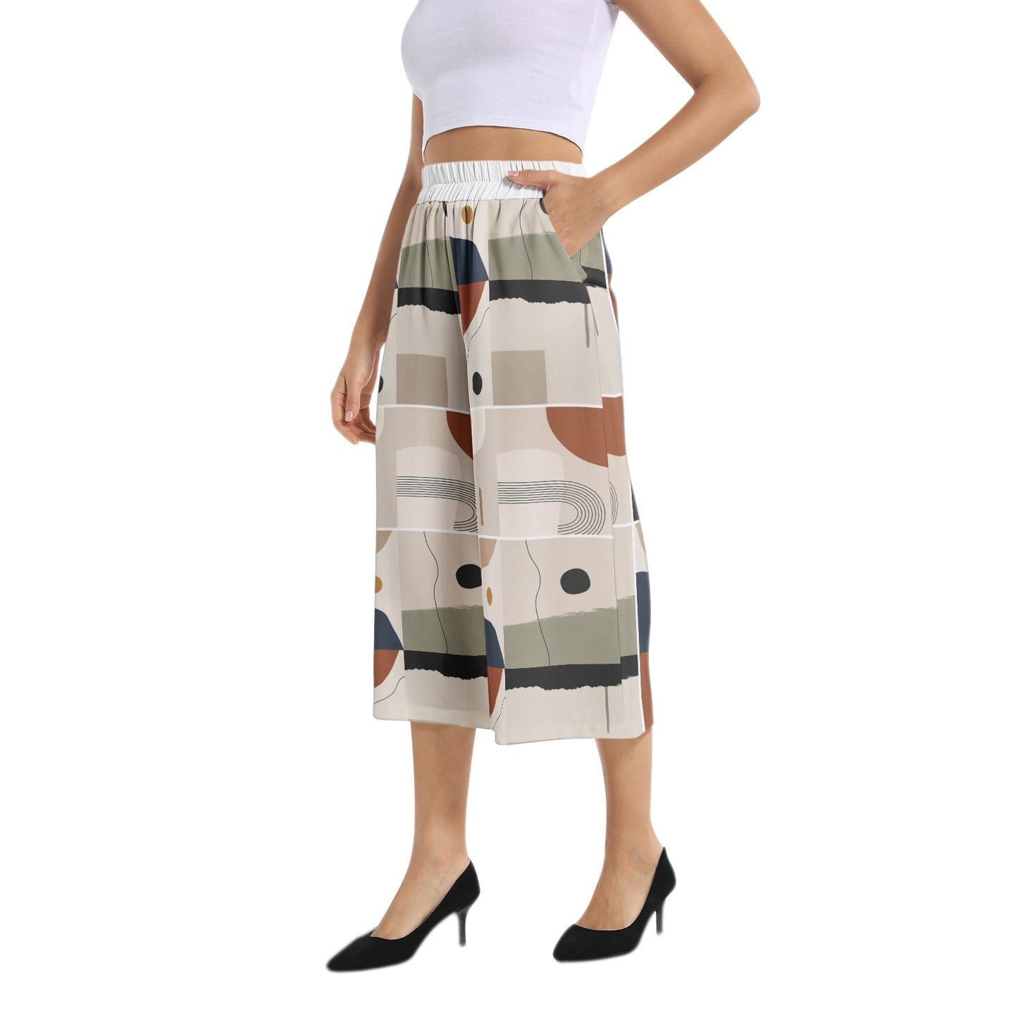 "Reanna" Capris Wide Leg Pant