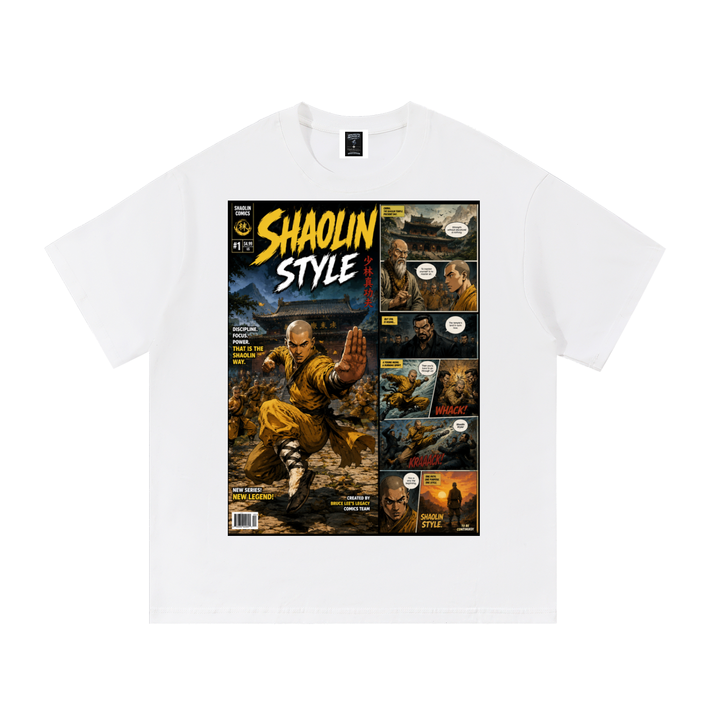 PYN™ x BKRP™ "Shaolin Style" Cotton T-Shirt