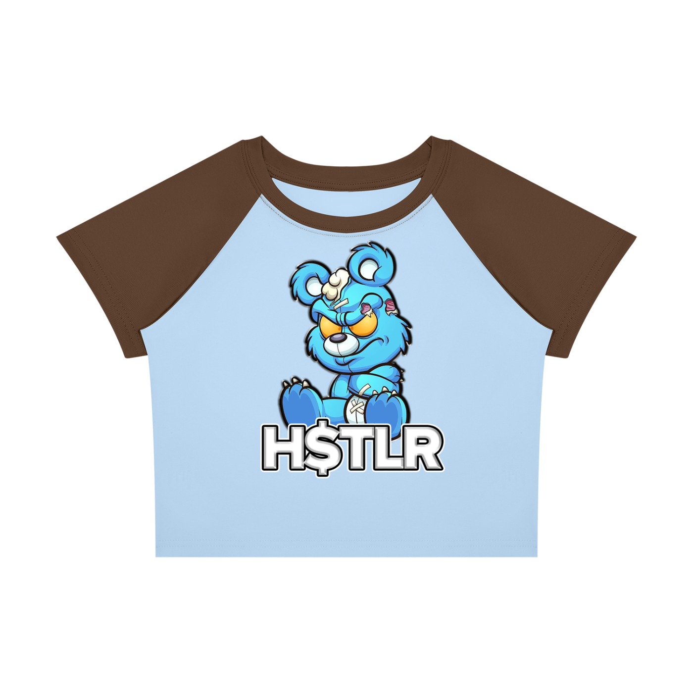 "H$TLR" Women’s Raglan Color Block Baby T-Shirt