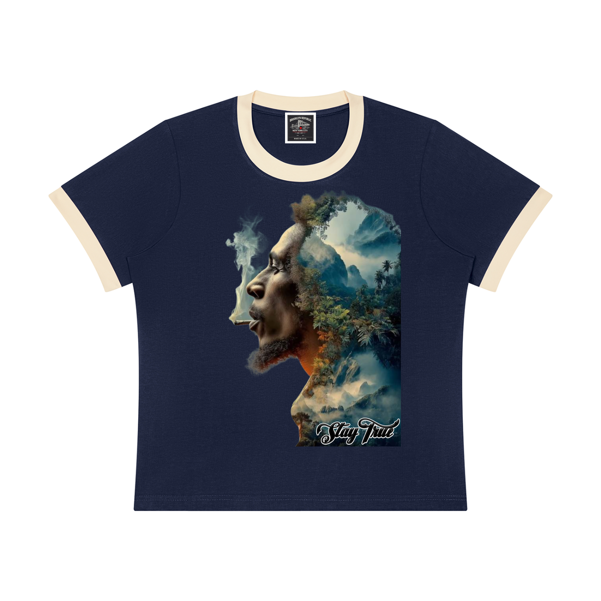 "Gravity of His Presence" Women's Sorona Ringer T-Shirt
