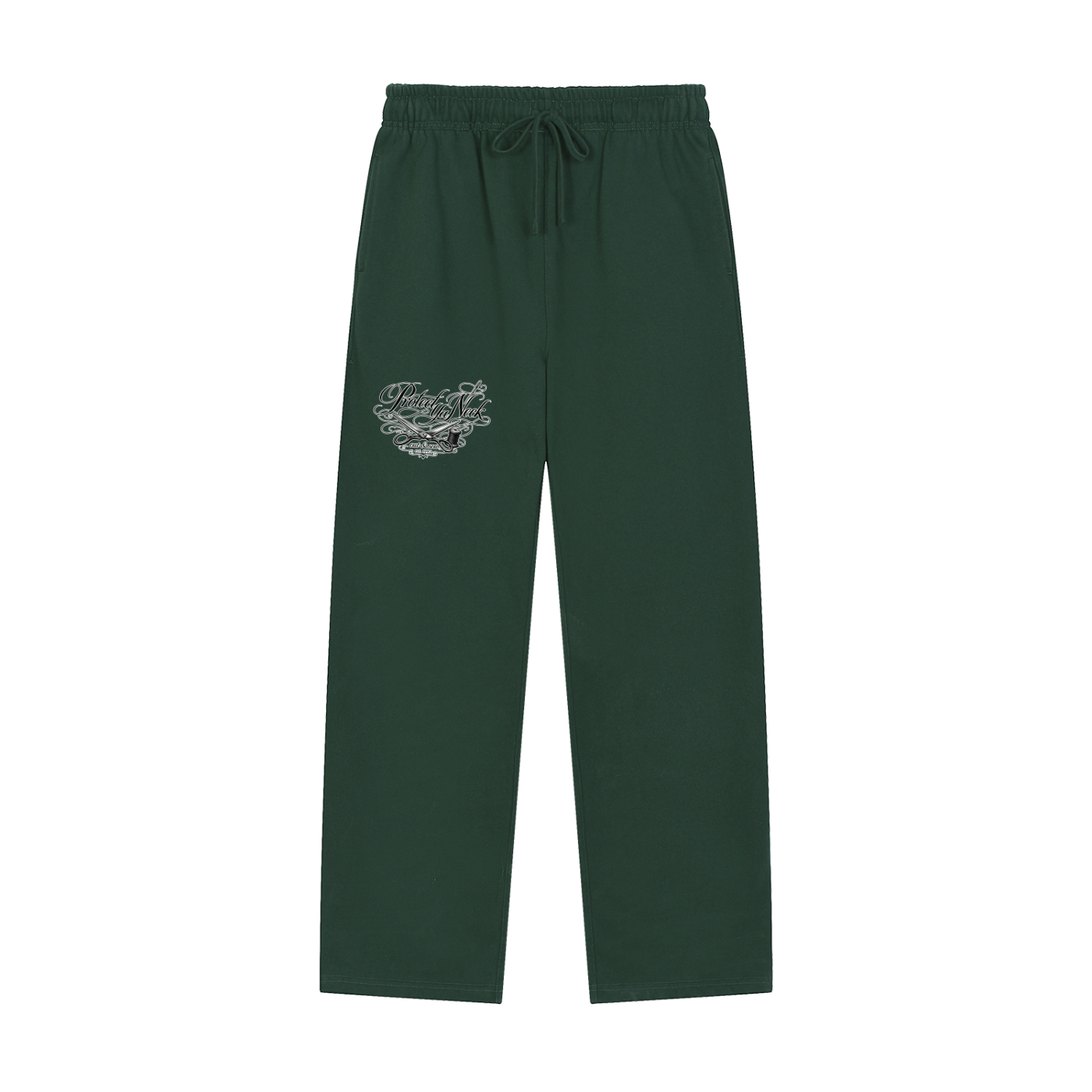 PYN™ x BKRP™ "Cut & Sew" Solid Color Straight-Leg Sweatpants