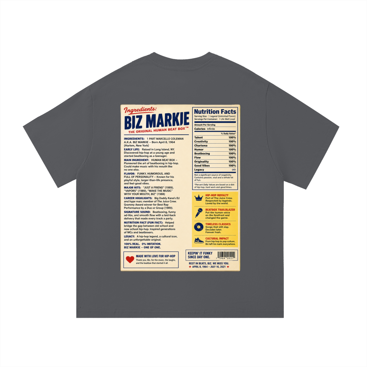 "Nobody Beats The Biz" Cotton T-Shirt