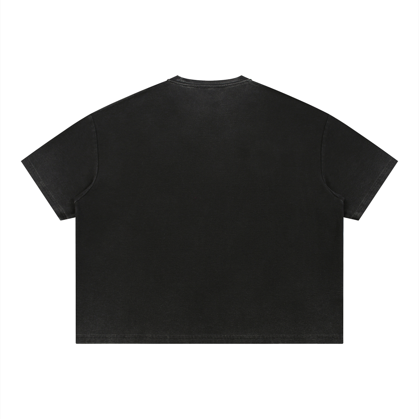 "Brooklyn Republic Essentials" Vintage Wash Sunfade Boxy Waffle T-Shirt