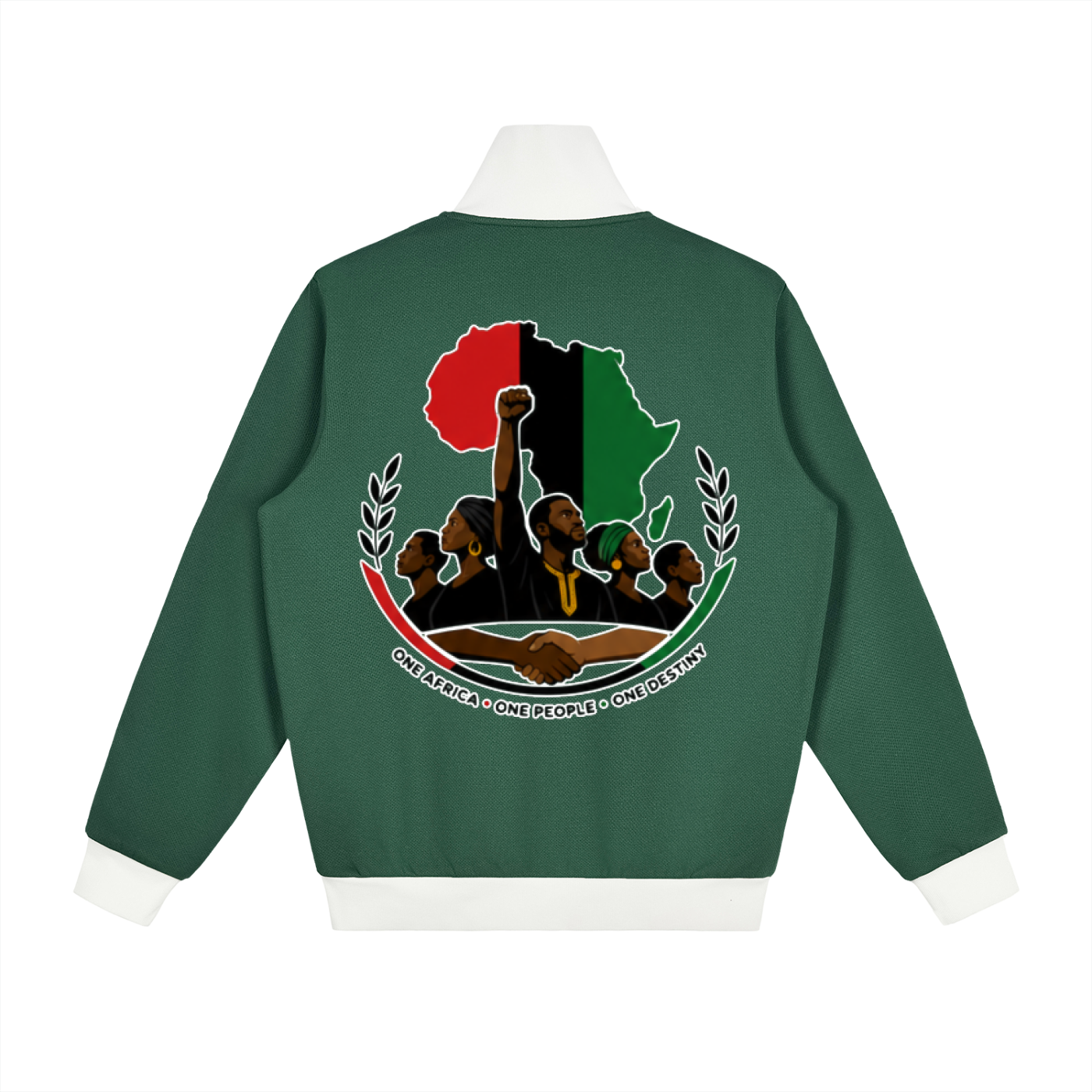 "One Voice" Contrast Fleece Track Jacket
