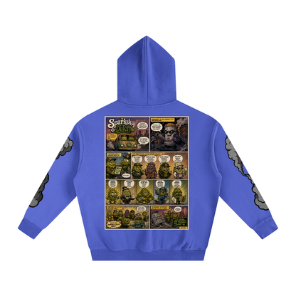"Sparksky & Dutch" Oversize Fleeced Hoodie