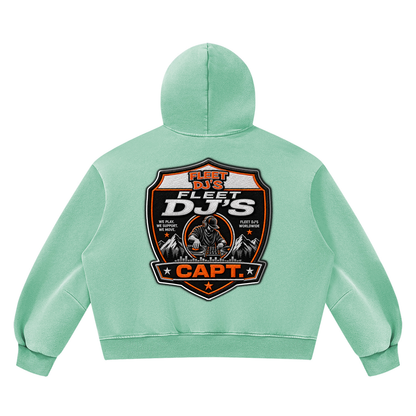 "Fleet DJ's" Vintage Wash Boxy Fleece Sweatsuit