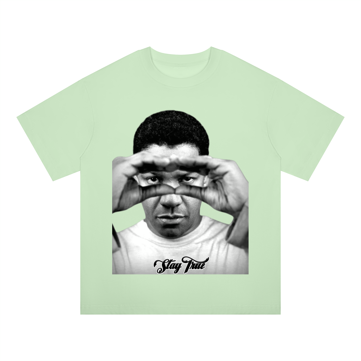 "Through Gods Viewfinder" Oversized Drop Shoulder T-Shirt