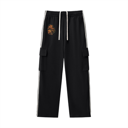 "Buhloone Mindstate" Side Stripe Straight-Leg Pants