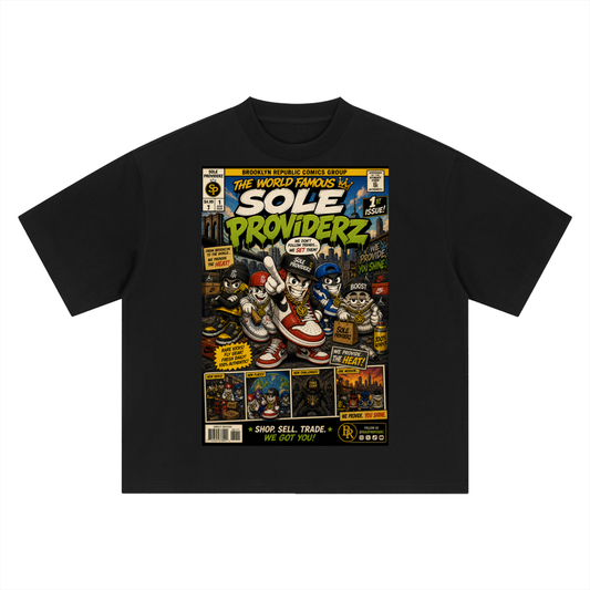 "The World Famous Sole Providerz" Boxy Oversized T-Shirt