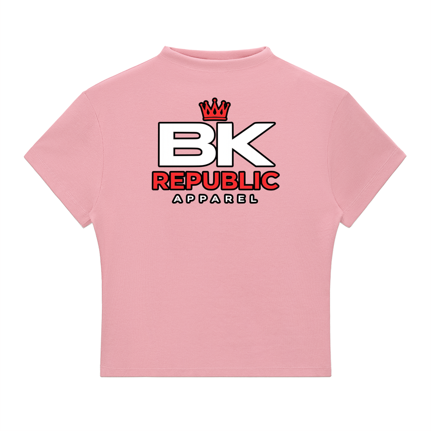 "Brooklyn Republic Essentials" Block Party Slim Fit Mock Neck T-Shirt