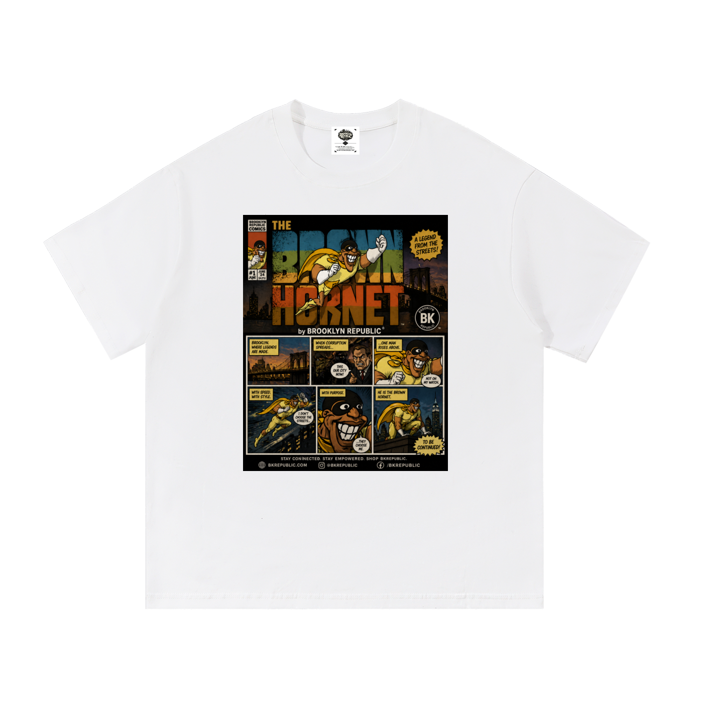 "The Brown Hornet" Cotton T-Shirt