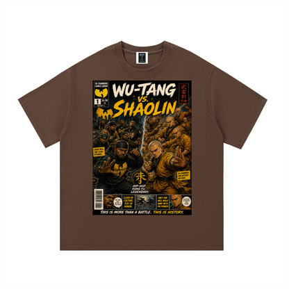 PYN™ x BKRP™ "Wu-Tang vs. Shaolin" Cotton T-Shirt