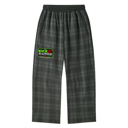 "KICK DJ Alliance" Money Plaid Color Block Sweatsuit