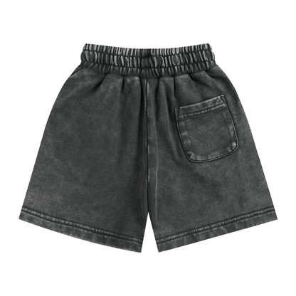 Brooklyn Republic Essentials™ "The Purple Tape" Snow Washed Kids' Shorts