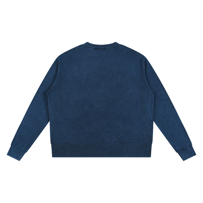 "The Shogun" Mineral Wash Oversized Sweater