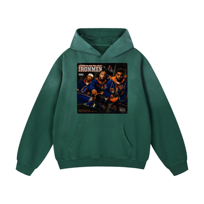 "IRONMEN" Heavyweight Sunfade Oversized Hoodie
