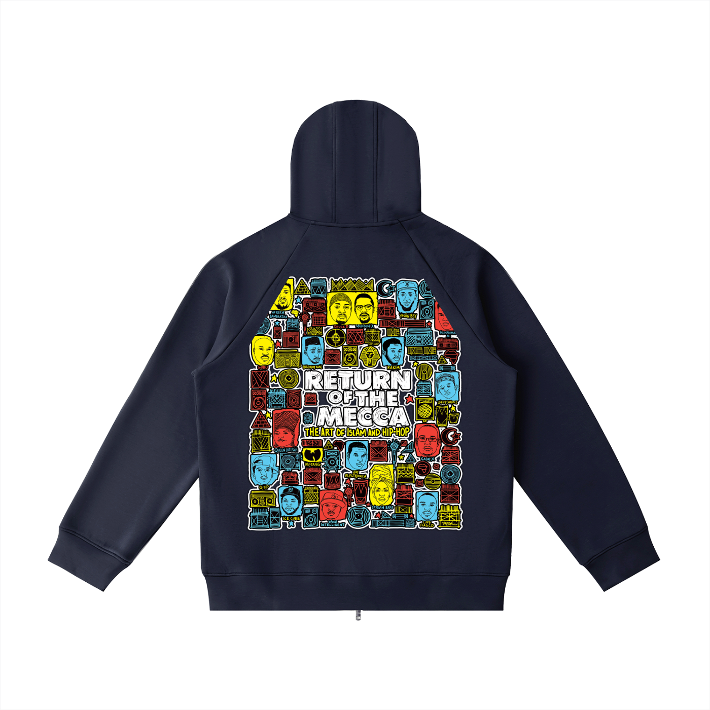 "Return to Mecca" Heavyweight Raglan Zip Hoodie