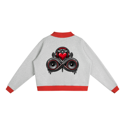 Infinity Sione™ "Heartbeatz" Mock Neck Crewneck Sweatshirt