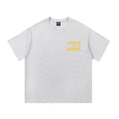 PYN™ "Mook in the Morning" Embroidered Cotton T-Shirt