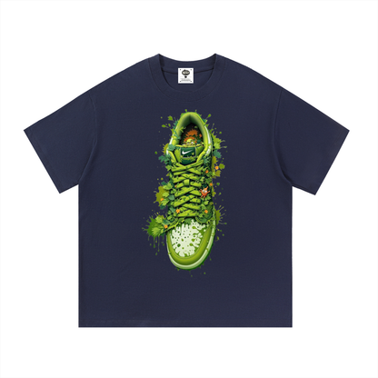 "Green Envy" Cotton T-Shirt