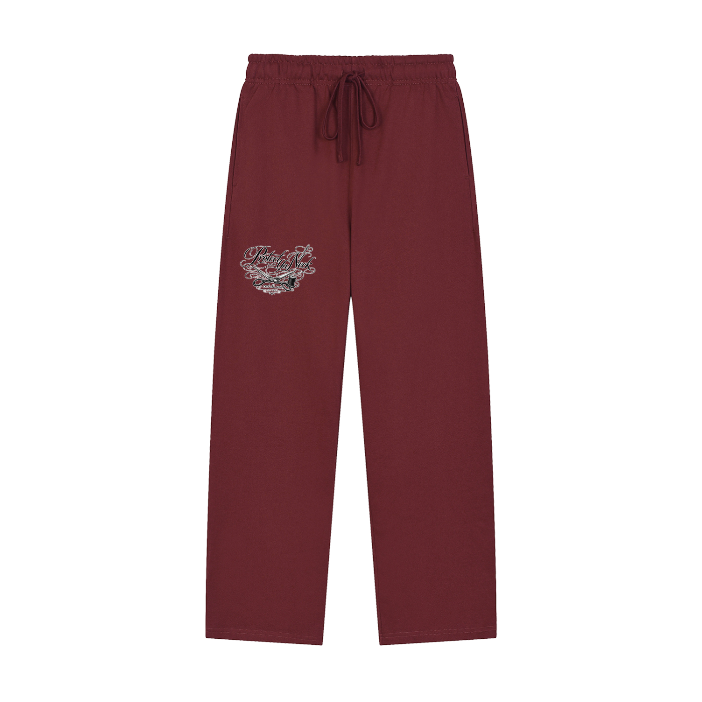 PYN™ x BKRP™ "Cut & Sew" Solid Color Straight-Leg Sweatpants