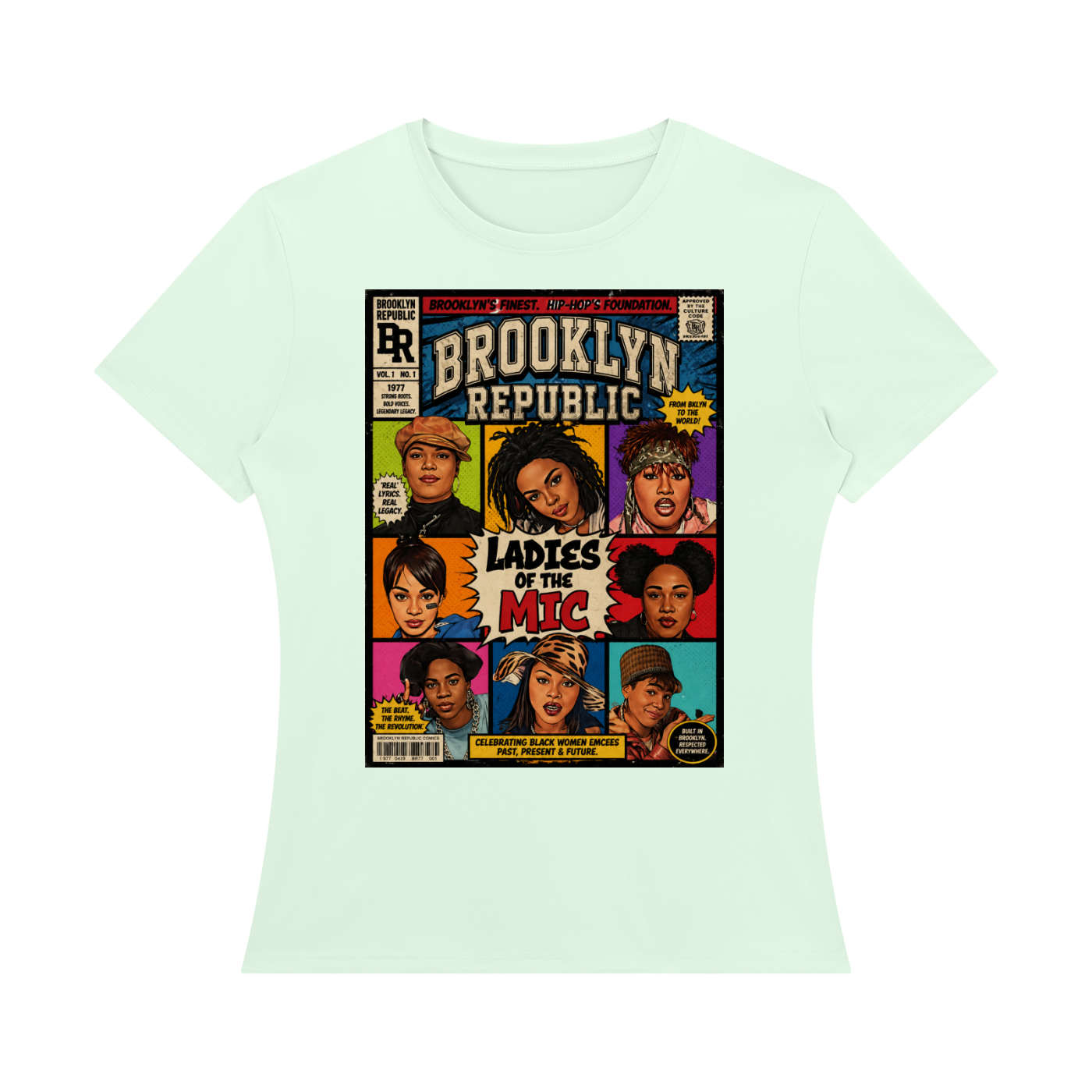 "Ladies First Comic Vol.1" Women's Regular Fit T-Shirt