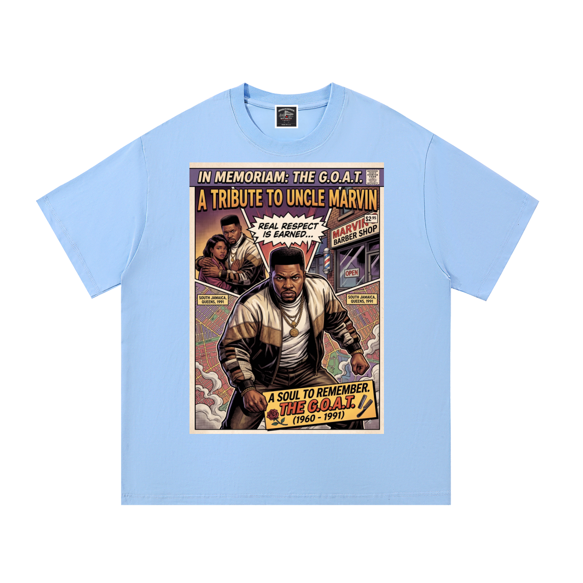 "R.I.P. Uncle Marvin" Cotton T-Shirt