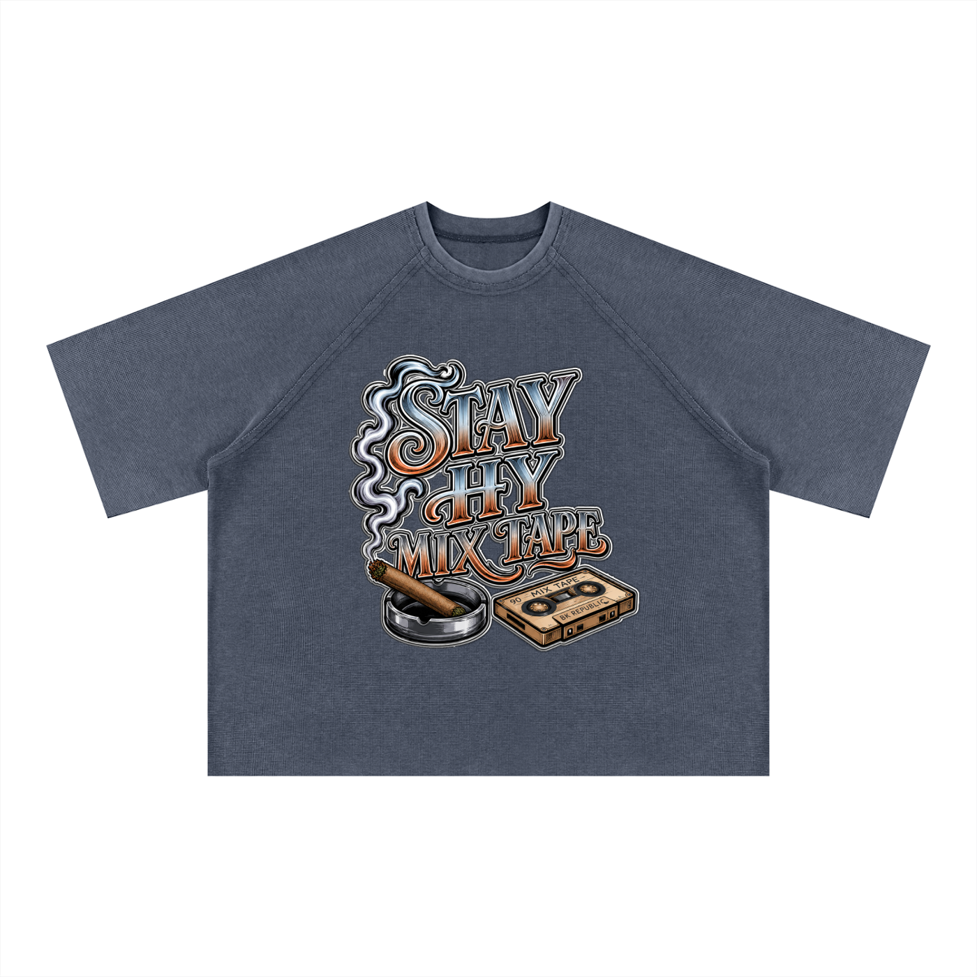 Basement Kemist™ “Hy Tymez” Mineral Wash Boxy Waffle Set by BK Republic