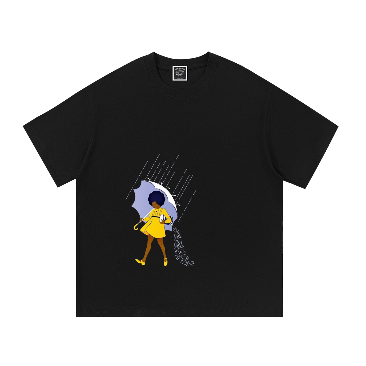 "When it Pours, on the Poor" Cotton T-Shirt