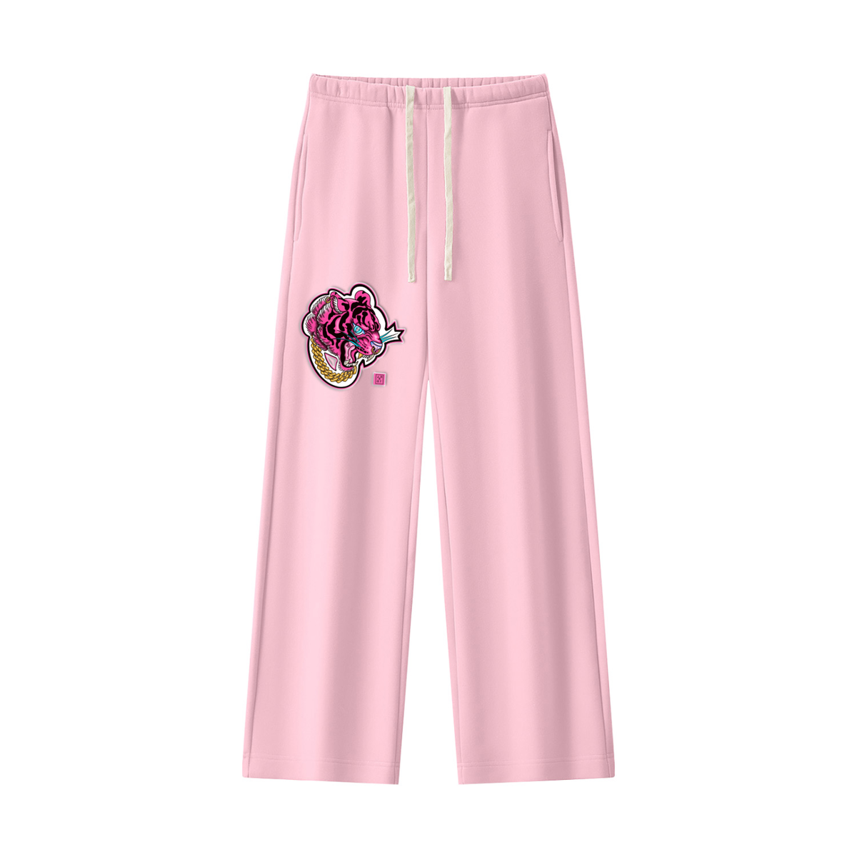 Brooklyn Zoo "Tiger Style" Women's Straight Leg Fleece Set