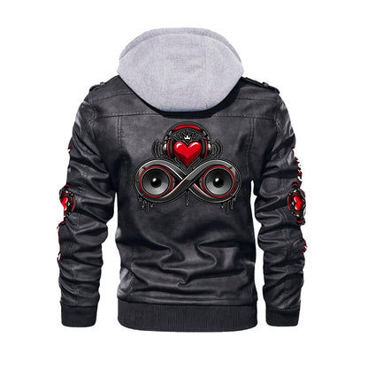 Infinity Sione™ "Heartbeatz"  Leather Jacket