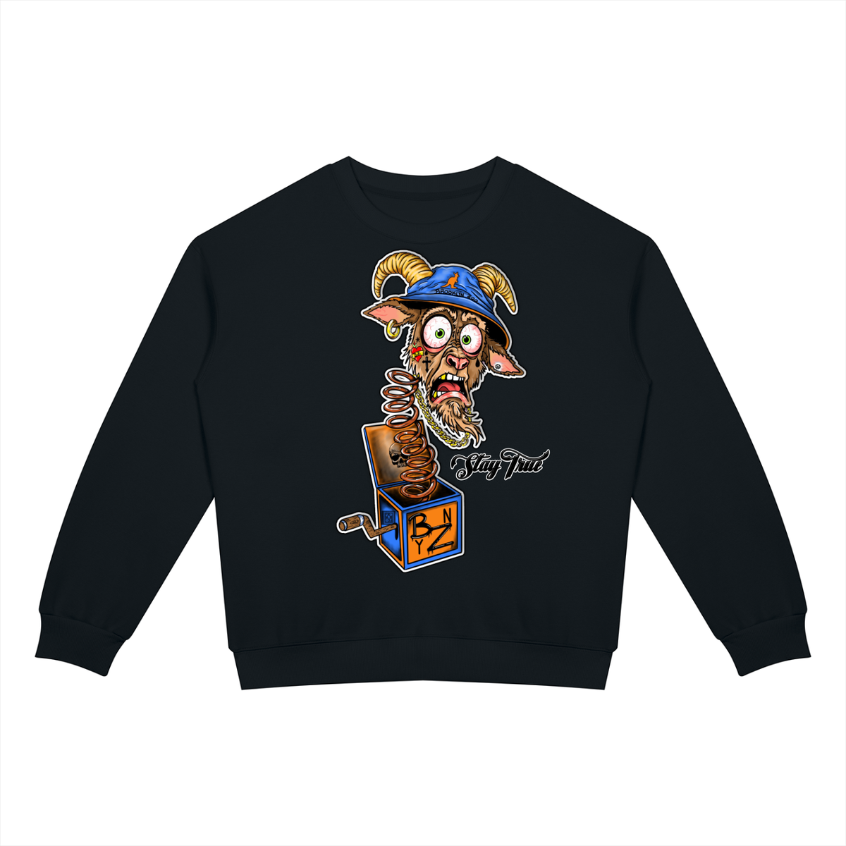 Brooklyn Zoo™ "Jumpin Jackass" Drop Shoulder Crewneck Sweatsuit