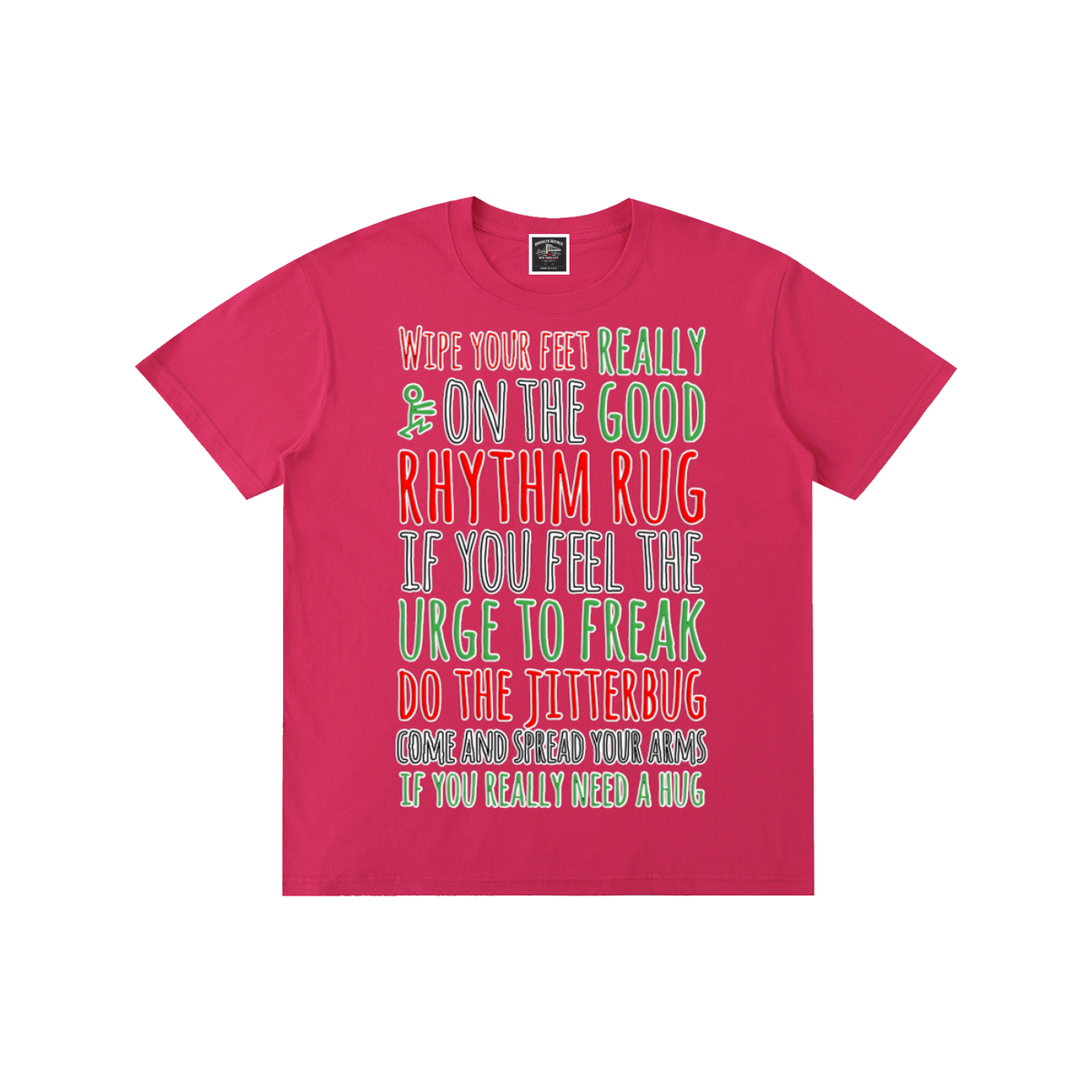 "Rhythm Rug" Pure Cotton T-Shirt