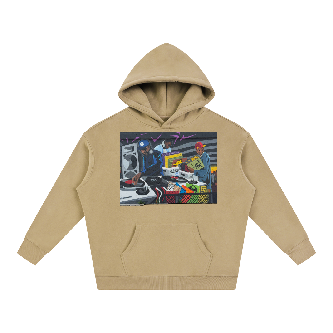 "CHUGHES 4 EVA" Oversize Fleeced Hoodie
