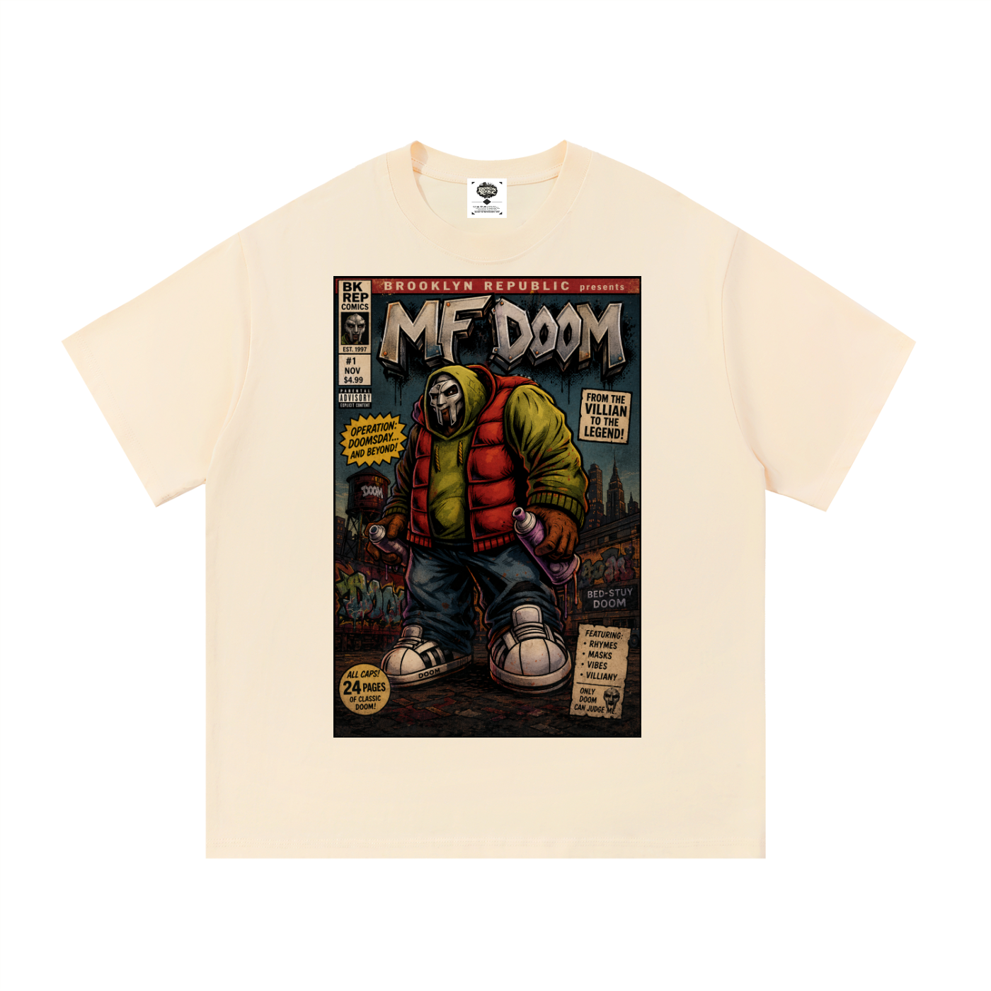 "The Adventures of MF Doom" Cotton T-Shirt