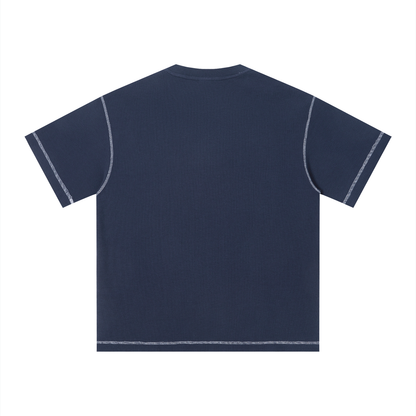 "Brooklyn Republic Essentials" Sunfade Waffle Boxy T-Shirt