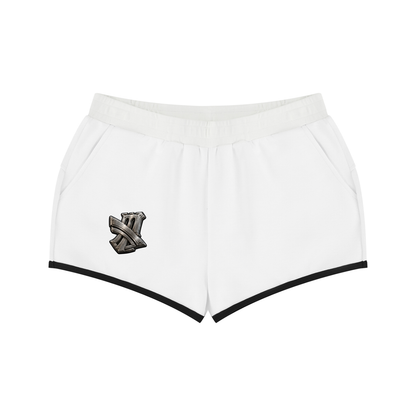 "Brooklyn Strong" Women's Retro Contrast Binding Shorts