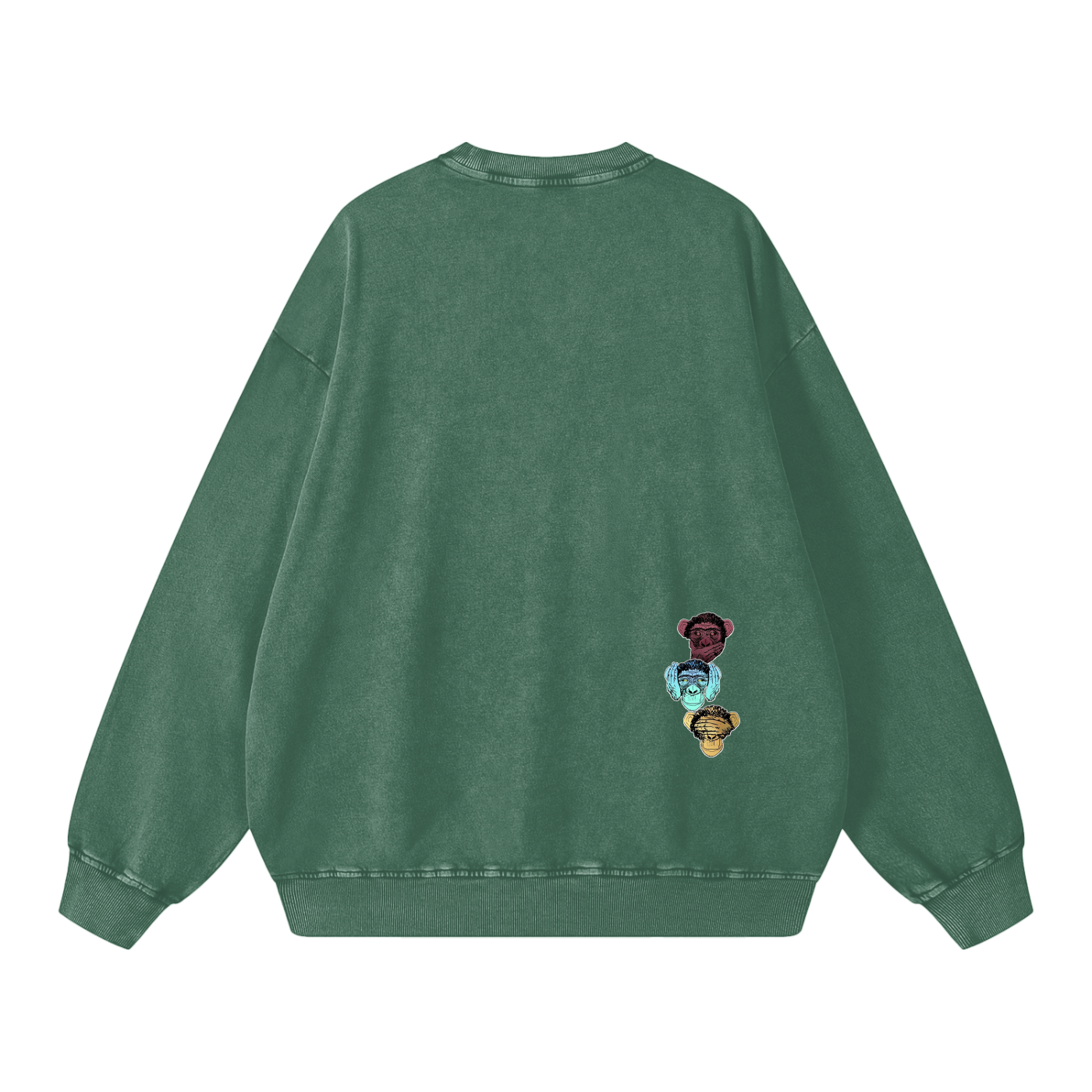 "Bootleg Theory" Snow Washed Oversized Sweatshirt