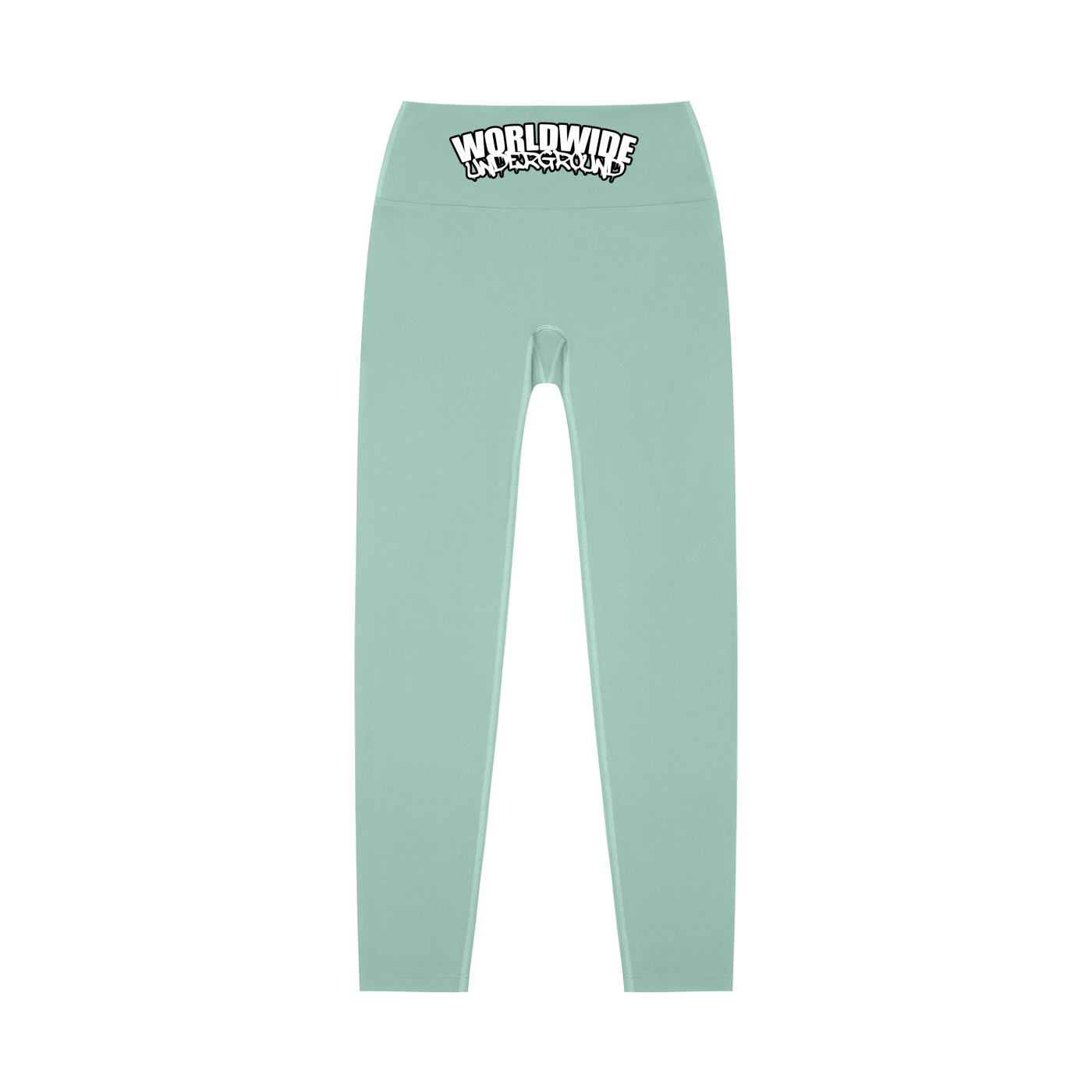 "Worldwide Underground" High-Waisted Yoga Leggings