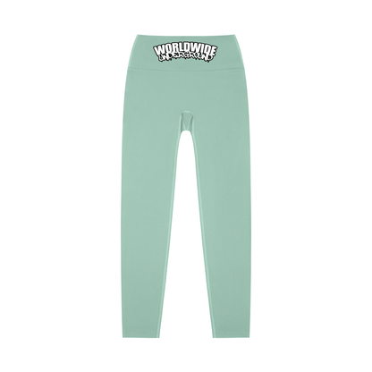 "Worldwide Underground" High-Waisted Yoga Leggings