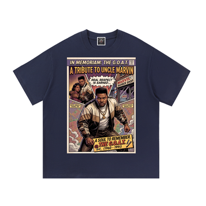 "R.I.P. Uncle Marvin" Cotton T-Shirt
