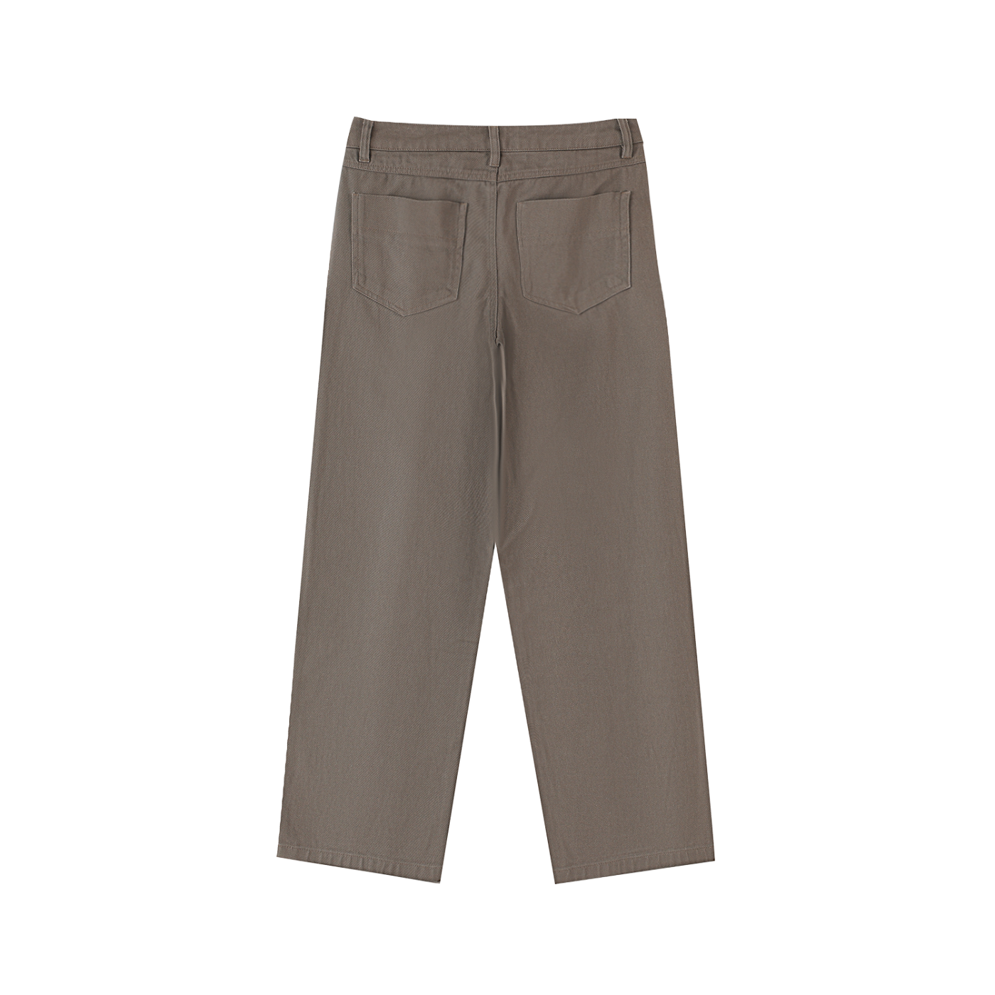"Brooklyn Republic" Heavyweight Cotton Straight-Leg Pants